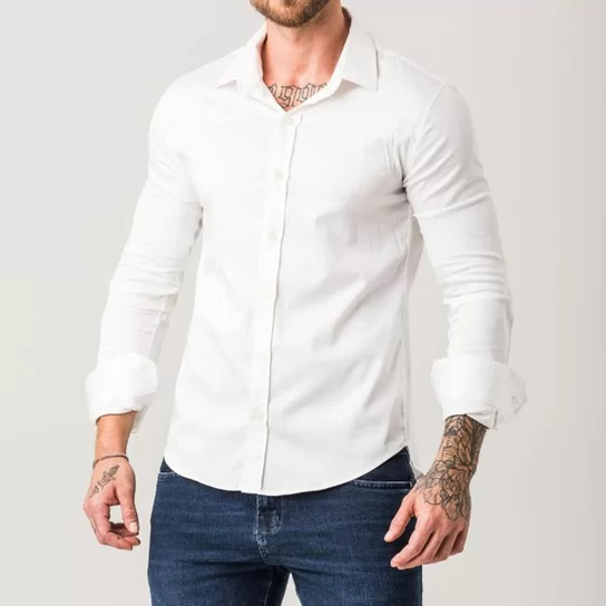 Camisa slim fit - SOUZA MODAS