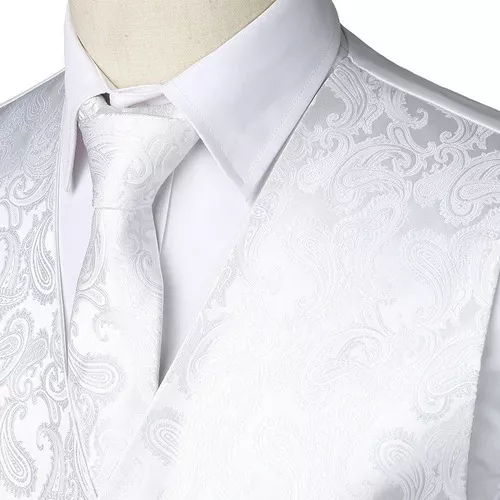 Colete jacquard branco off - SOUZA MODAS